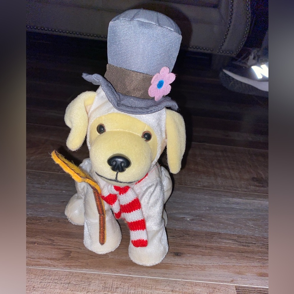 Raising Canes Frosty the Snowman Plush Pup Christmas Stuffed Animal Dog Pup